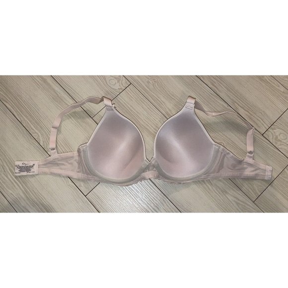 Olga 35178 Lavish Lift Bra Lightly Padded Underwire Lace Womens 36C Pink - Picture 5 of 6